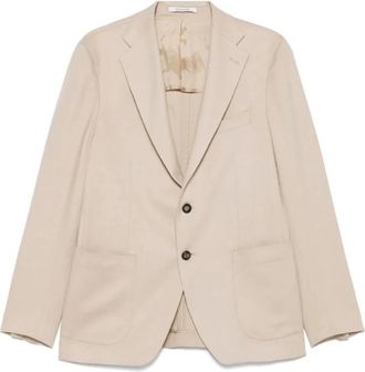 Tagliatore Montecarlo Jas - Heren - Blazers - Beige - XL - Kasjmier - Jassen