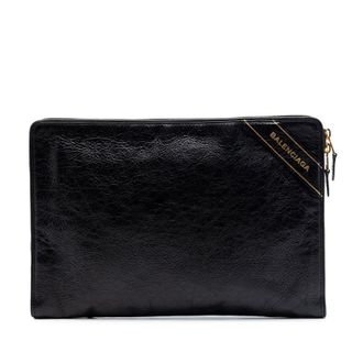 Balenciaga Pre-owned Balenciaga Lambskin Clutch Unisex ZUY47KT1FYR4RBV7