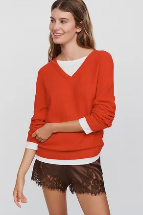 Maeve Twofer Layered Sweater