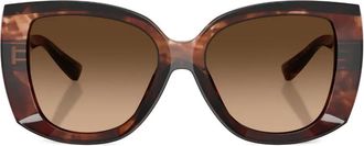 Dolce & Gabbana Eyewear Occhiali da sole oversize - Rosso