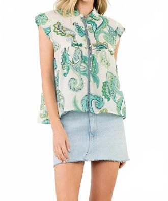 THML Clothing Sea Ways Top In Green