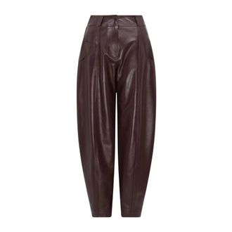 16Arlington Leather Trousers, female, Brown, Size: S Alcea Trouser