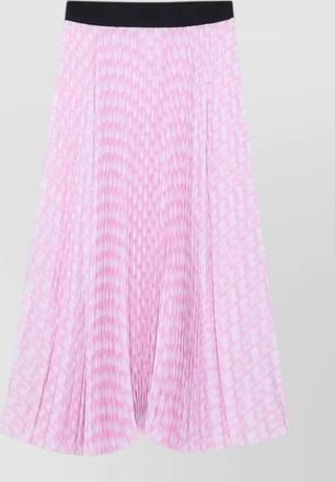 Msgm mid length lightweight skirt pleated design