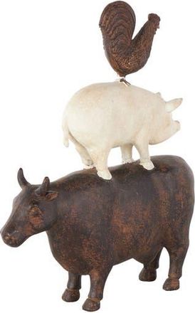 Uma Farm Animal Sculpture in Brown Multi at Nordstrom Rack