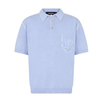 Dsquared2 Polo Shirts, male, Blue, Size: XL Dsquared2 T-shirts and Polos