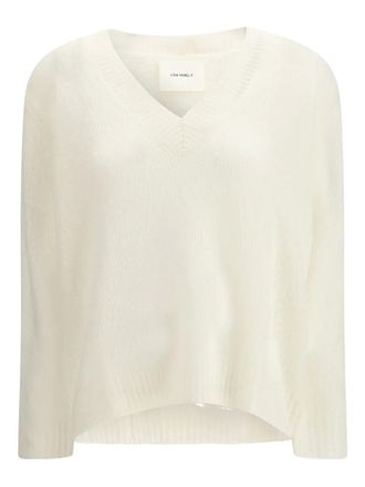 Lisa Yang Leona V-neck sweater - Beige