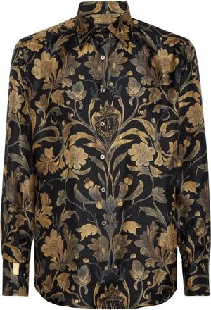 Billionaire Boys Club Heren, Overhemden, Geel, Maat: 5XL Zijde