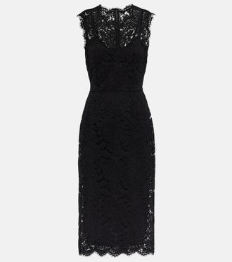 Dolce & Gabbana Abito midi in pizzo