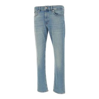 HUGO BOSS Hugo, Straight Jeans, male, Blue, Size: W36 L32 H-Delaware
