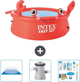Intex Piscina Easy Set Redonda - Cangrejo - 183x51 Cm - 6-piezas S21270