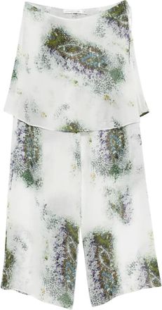 CHRISTOPHER ESBER Broek met abstracte print - Wit