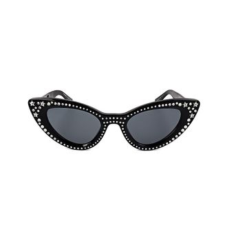 Dsquared2 Ladies Black Cat Eye Sunglasses D2 0092/N/S