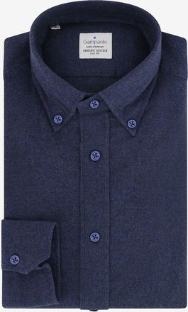 Giampaolo Langarm-Hemd aus Baumwollflanell