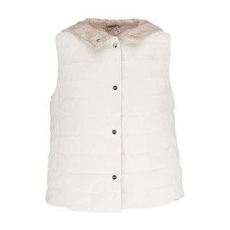 Herno Vests, female, White, Size: 2XL Ultralight Hooded Reversible Vest