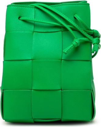 Bottega Veneta Pre-owned Bottega Veneta Small Nappa Maxi Intrecciato Cassette Bucket Bag Ladies U13R1QG5Q57Y3NNF