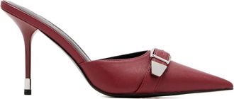 Femme LA Mules Venetia a punta - Rosso