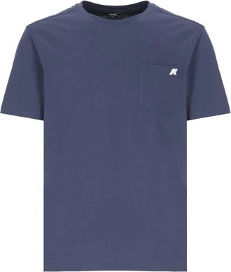 K-Way pocket logo T-shirt - men - Fabric - XXXL - Blue