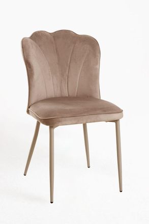 Regalos Miguel Sillas Comedor - Silla Tuly Terciopelo - Taupe