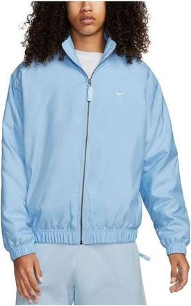 Nike Lab Solo Swoosh Satin Bomber Jacket Celestine Blue DN1266-441