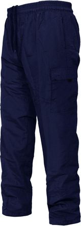 Generic MENS FLEECE LINED THERMAL TROUSERS COMBAT ELASTICATED WAIST GYM JOGGING BOTTOMS[Navy,XXL]
