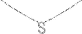 House of Brilliance 10K Gold Diamond Accent A-Z Block Initial Pendant Necklace