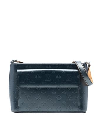 Louis Vuitton 2002 Monogram Mat Alston shoulder bag - women - Calf Leather - One Size - Grey