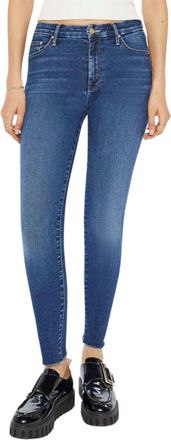Mother Looker Ankle Fray Jean In Yakkity Yak