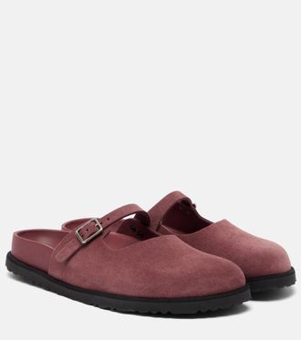 Birkenstock Maria suede clogs