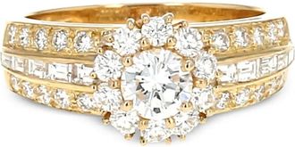 Van Cleef & Arpels Anello in oro giallo 18 carati con diamanti Pre-owned