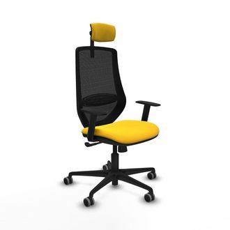Piqueras y Crespo Piqueras Y Crespo Mardos Silla De Oficina Ergon&oacute;mica Amarilla