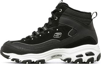 Skechers (WMNS) Skechers DLites 1.0 High Black 66666250-BLK