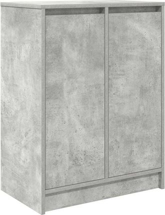 vidaXL Vidaxl - Shoe Cabinet Concrete Grey 57x34x76 cm Engineered Wood
