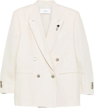 Lardini Cameron Pin-detail Double-breasted Blazer