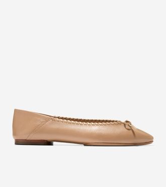 Cole Haan Womens Jaya Travel Ballet Flats - Beige Size 10.5