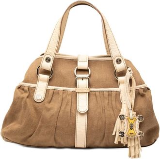 Celine Pre-owned Celine Canvas Boogie Tassel Tote Ladies SAS0/46
