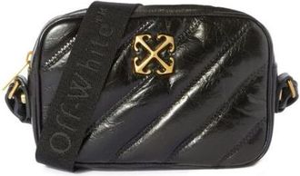 Off-white Gesteppte Kameratasche in gebrochenem Wei&szlig; S