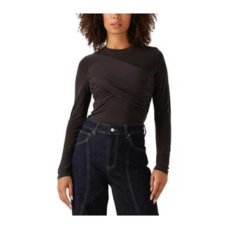 Co'Couture Dames, Tops, Grijs, Maat: L Modal