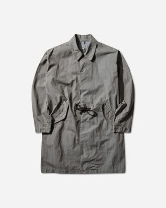 Cav Empt Men s Overdye CN Long Coat Grey