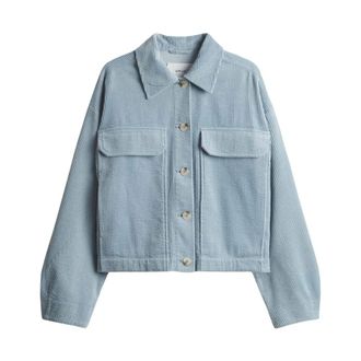 OPUS Hannja Jas - Dames - Jassen - Blauw - Maat: XL Katoen