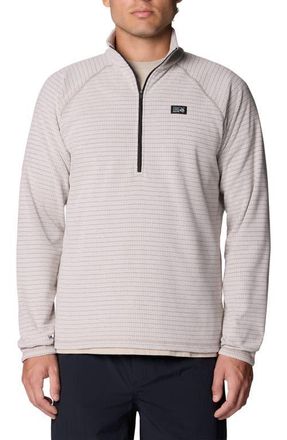 Mountain Hardwear Summit Grid Half-Zip in City Fog at Nordstrom, Size Xx-Large