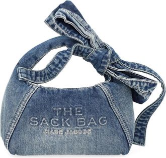 Marc Jacobs Womens Handbag The Mini Sack Denim Cotton Handbags Hand Bags