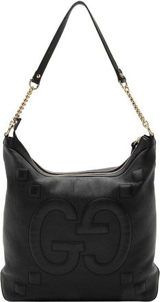Gucci Black Calfskin Apollo Shoulder Bag (Authentic Pre-Loved)