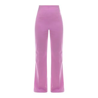 Sportmax Peter Broeken - Dames - Broeken - Roze - Maat: XS Polyamide