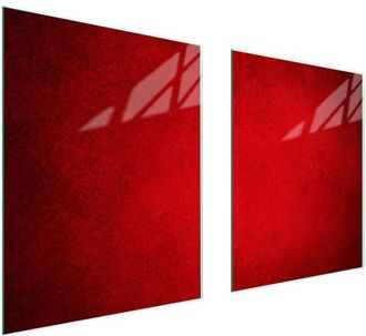 OEM Placa Protectora De Vidrio Para Estufa 85x52 Rojo