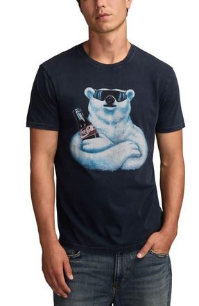 Lucky Brand Coca-Cola Polar Bear Cotton Graphic T-Shirt in Peacoat at Nordstrom, Size Xx-Large