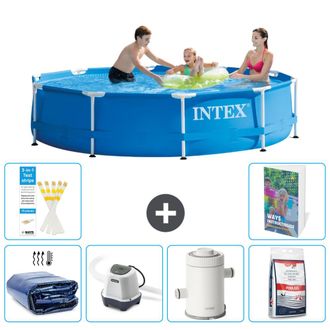 Intex Piscina Con Estructura Redonda - 305x76 Cm - 7-piezas S155