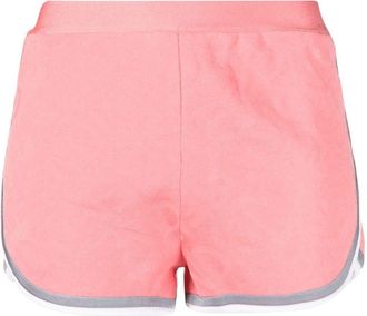Fendi striped knitted shorts - women - Polyamide/Polyurethane/Viscose/Polypropylene - 40 - Pink