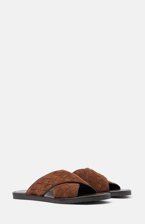 Scarosso Ettore Sandals in Brown - Suede at Nordstrom, Size 39