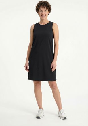 Jack Wolfskin Sommerkleid JACK WOLFSKIN TRAVEL DRESS W, Damen, Gr. L (42/44), N-Gr, schwarz, Obermaterial: 100% Polyester, Kleider Sommerkleid