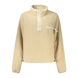 Columbia Helvetia II Cropped Half Snap - Dames - Fleece jassen - Beige - L - Polyester - Fitness